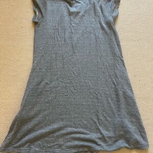 Gray Women's A Line Sweatshirt Dress - large